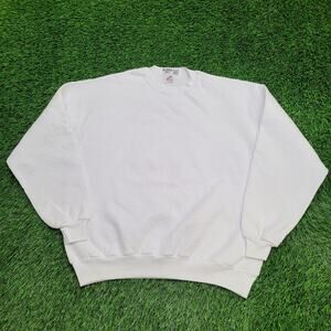 Vintage 80s JERZEES Blank Sweatshirt Womens XL 24x25 Baggy